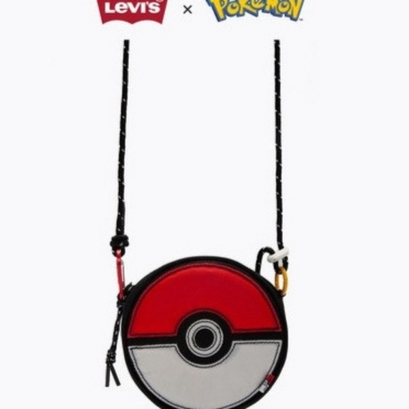 New Levi's X Pokemon Crossbody Pokeball Shoulder Bag. 25th Anniversary. NWT. - Picture 3 of 8
